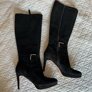 Nine West Black Heeled Boots